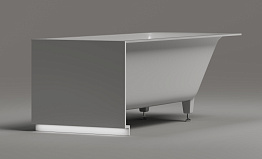 Ниша для ног с подсветкой в боковом экране